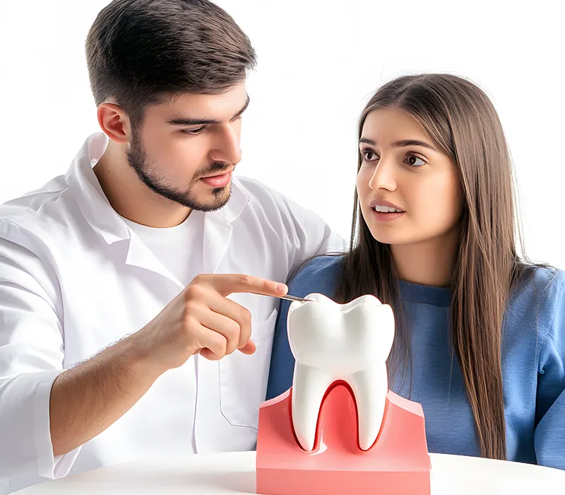 Same-day relief at charm dental