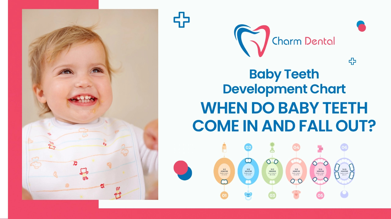 Baby teeth development chart — when do baby teeth come in and fall out?