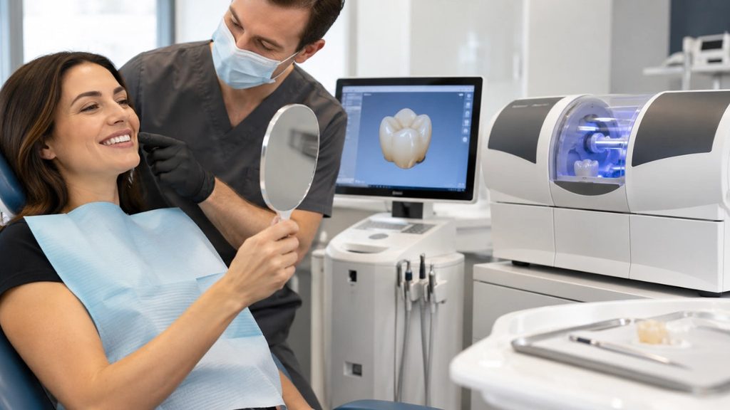 Benefits of same-day crowns