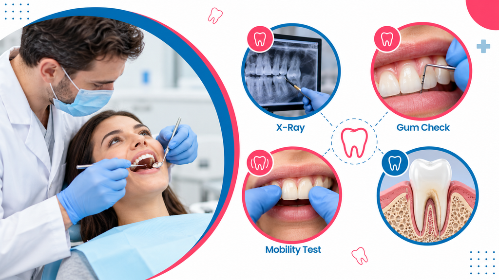 How does a dentist diagnose a loose toot How does a dentist diagnose a loose toot