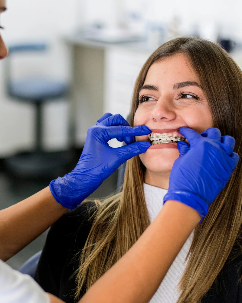 Sports mouth guards for braces