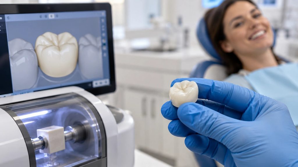 Same-day cerec crowns in tomball