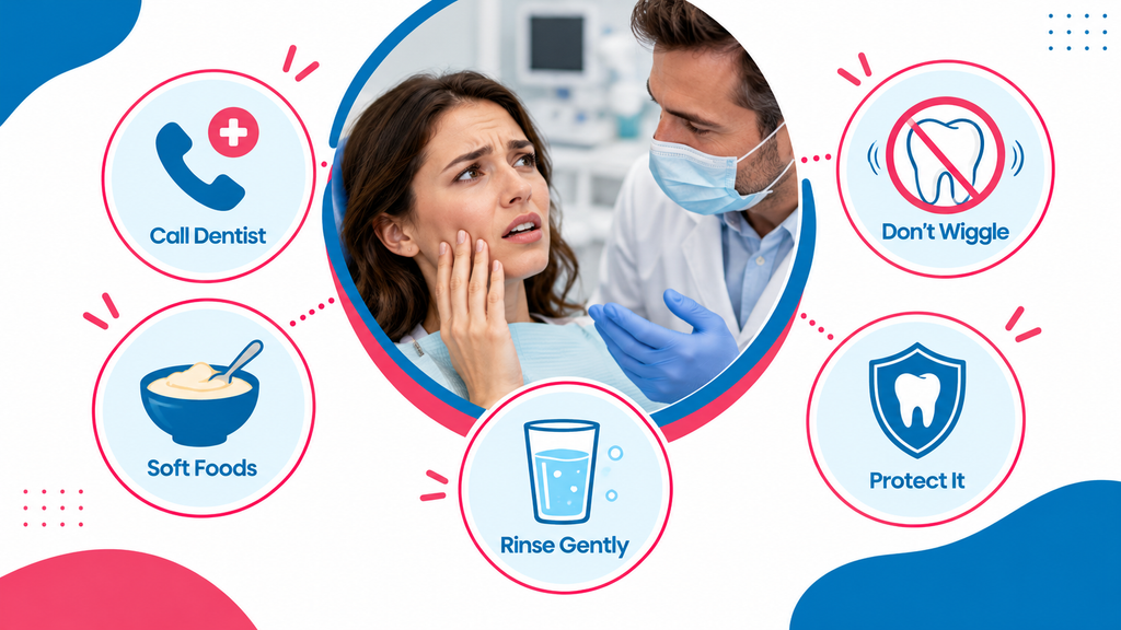 What should you do if your adult tooth is loose What should you do if your adult tooth is loose