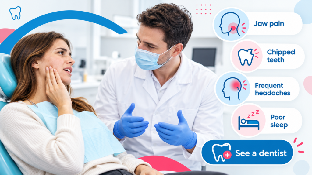 When should you see a dentist for teeth grinding When should you see a dentist for teeth grinding?