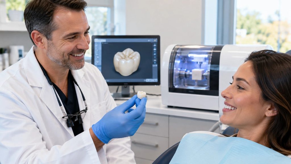 How does the same-day crown process work?