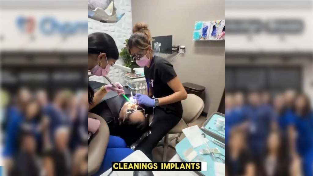Cleaning implants