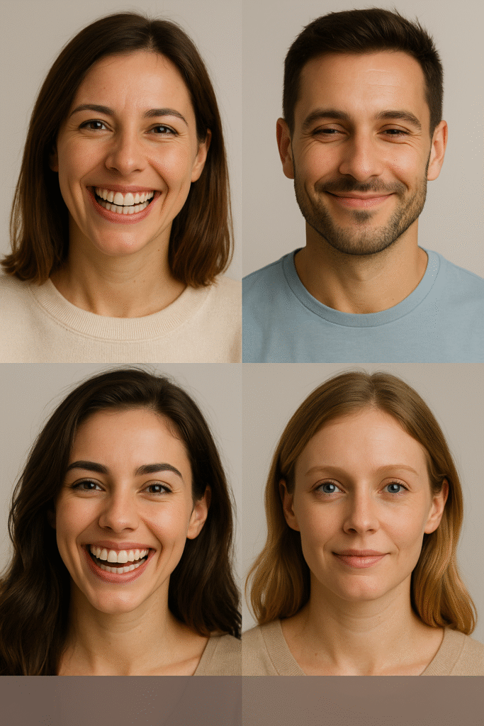 Different smile types and their meanings